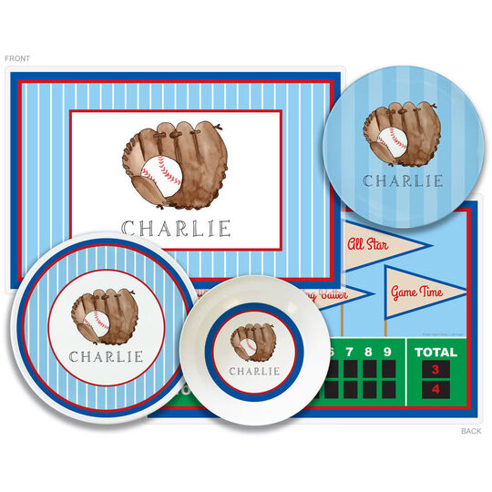 Slugger 4-Piece Dinnerware Set